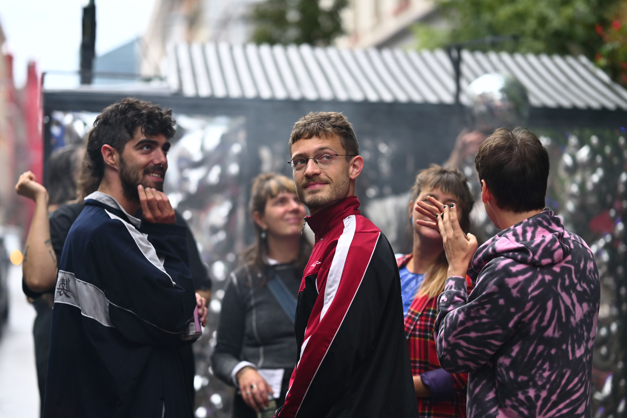 Ambiance extérieure pendant la soirée d