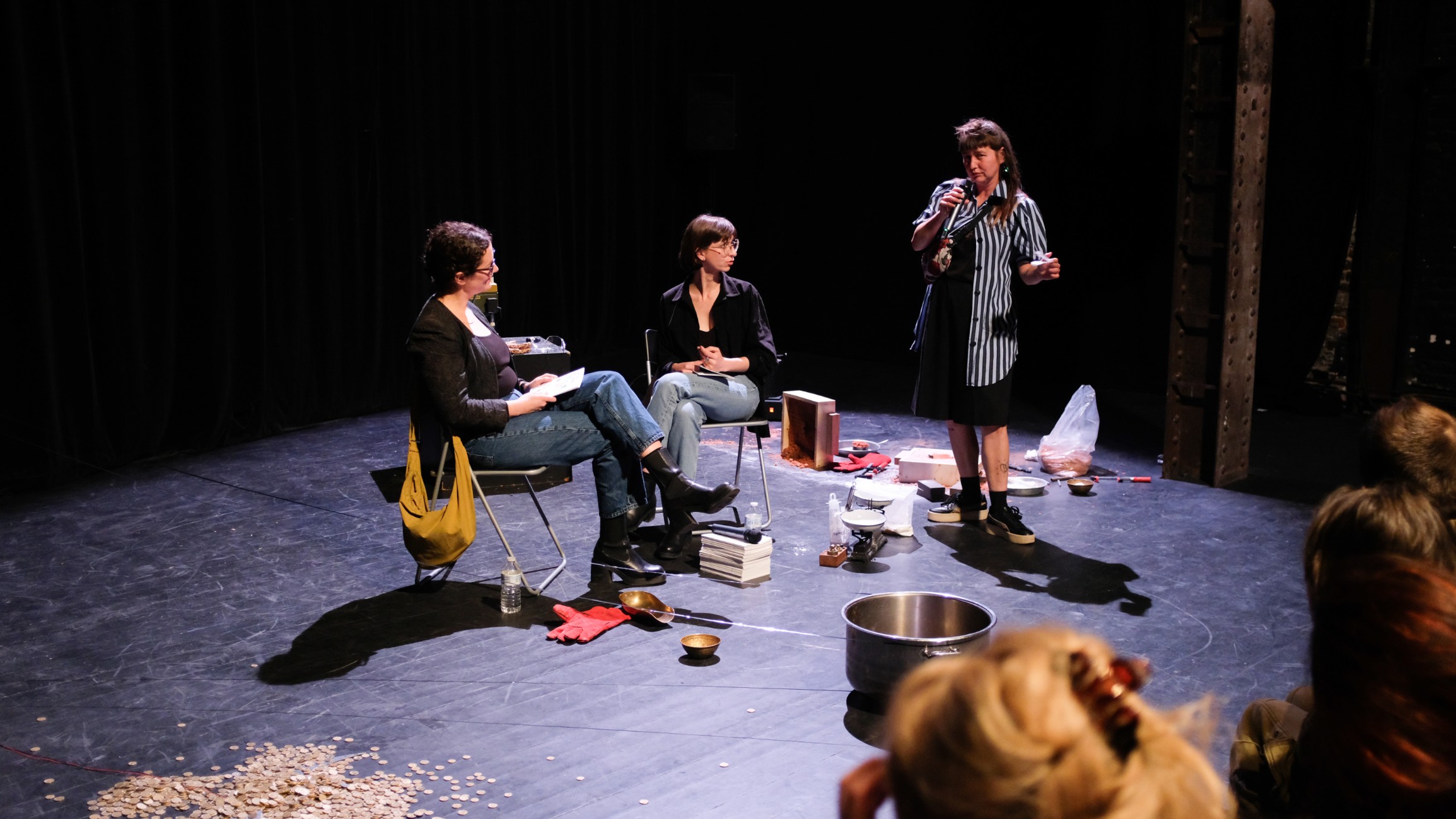 Trésors - Mélanie Peduzzi, Kamand Razavi, Marine Penhouët et Raquel Versieux. Crédit photo : TDV